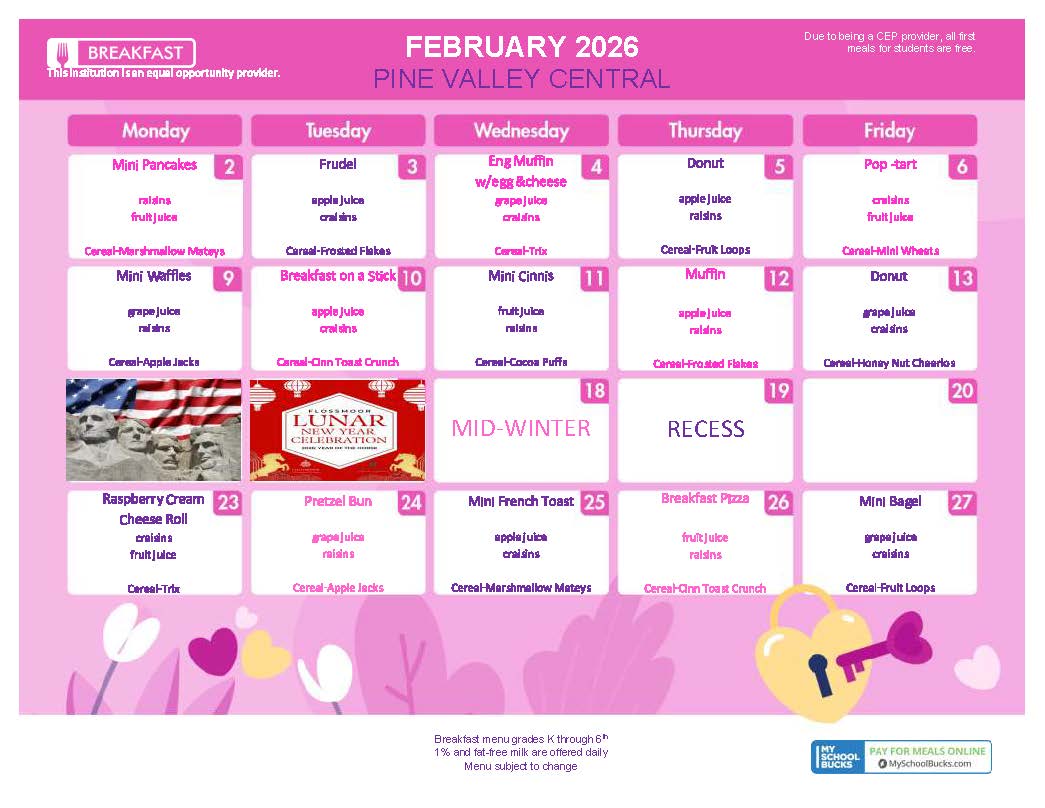 February 2026 Breakfast K-6
